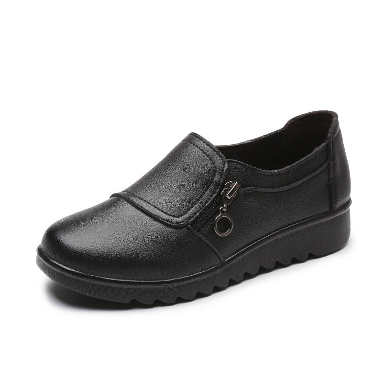 🔥👟【Tallas 35-41】Cómodos zapatos de mujer de piel auténtica, suela suave, antideslizante y resistente al desgaste, calidad garantizada.