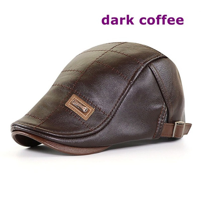 🧢🔥 Boina de cuero genuino con estilo vintage – Calidad premium y diseño atemporal ✨