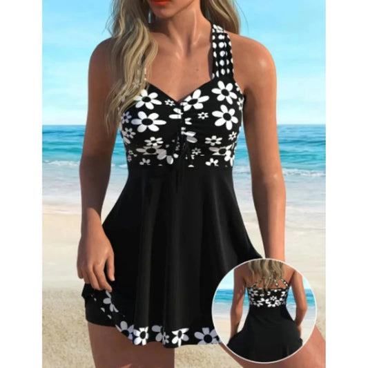 🌴【S-6XL】Traje de baño estampado de moda de talla grande