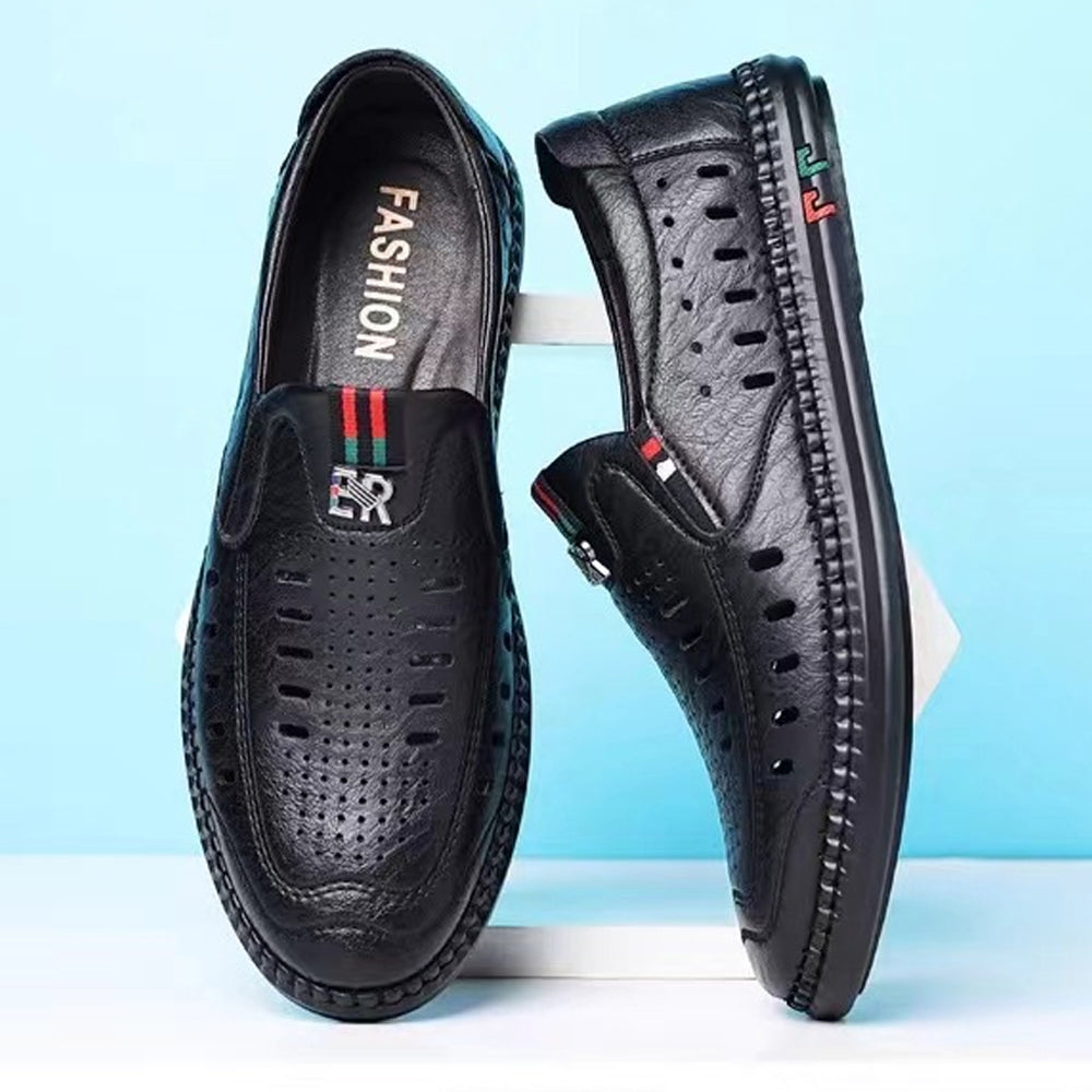 【39-44】🔥👞Zapatos casuales de hombre nuevo 2026, transpirable y cómodo, fabricado con piel de vaca, anti sudor y anti mal olor.
