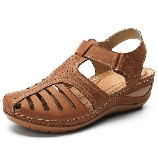 🔥【34-44】Sandalias de cuña casuales para mujer, transpirables y cómodas