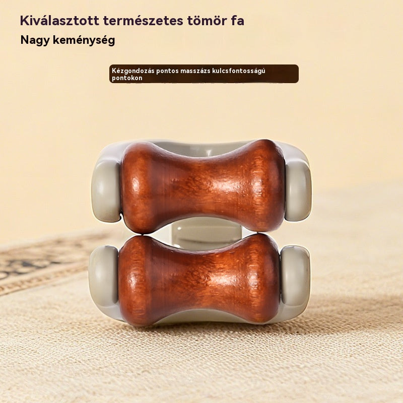 🌿 Tömörfa ujjmasszírozó: A természetes fa görgők segítenek felszabadítani az ízületi meridiánokat és enyhíteni a kézfáradtságot. 🌿-4165177