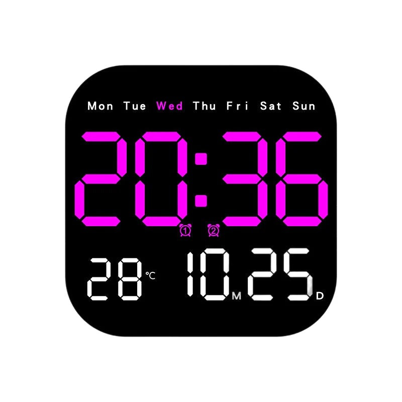 🕰️ ¡Más de 50.000 unidades vendidas! Reloj digital para el hogar y la oficina: ¡despierte suavemente y olvídese de las alarmas molestas! También muestra la temperatura. 🌙