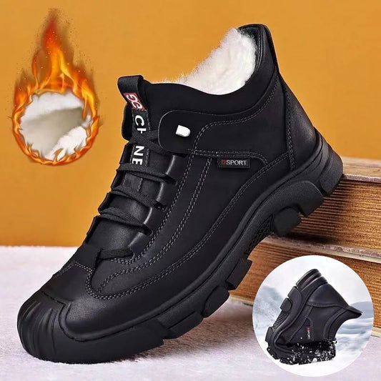 🔥【39-44】2025 nowe męskie ocieplane buty z grubego aksamitu