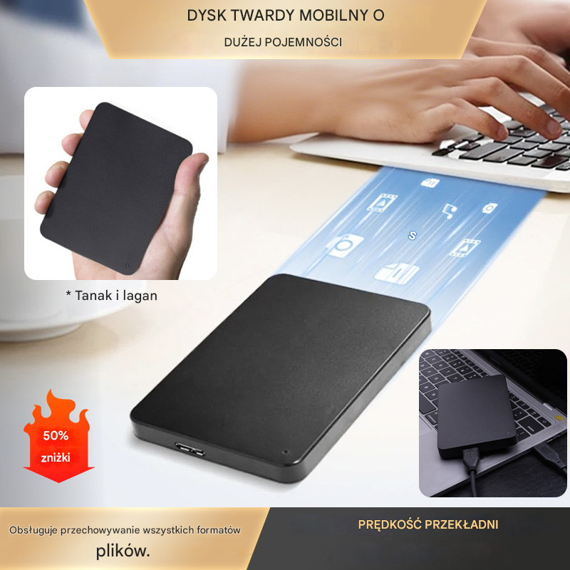 💻✨ Mobilny dysk twardy o ultra wysokiej pojemności 20 TB - 4189091