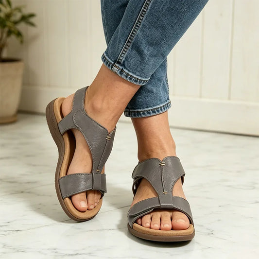 👡【35-43】 Sandalias de plataforma de piel suave para mujer