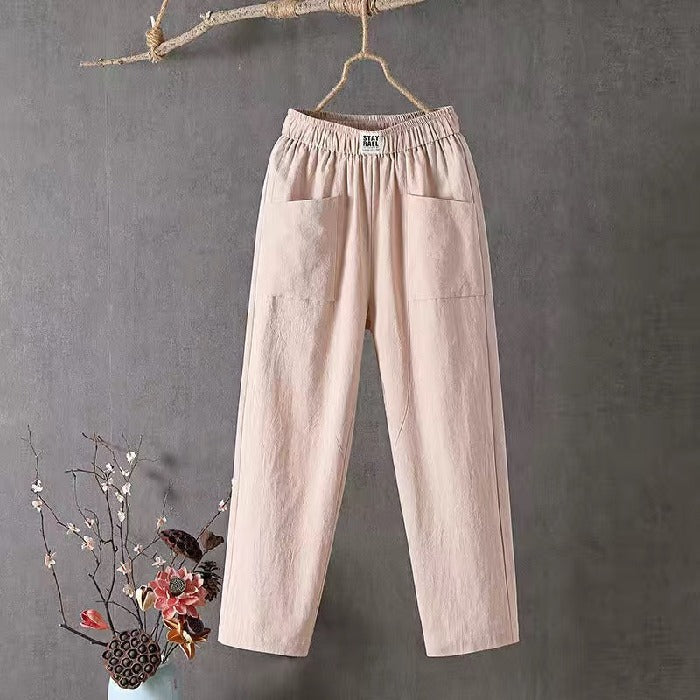🌿🌈【Oferta por tiempo limitado】【M-4XL】Nuevos pantalones de pierna ancha para mujer, nuevos de la colección primavera 2026. Pantalones casuales cómodos.