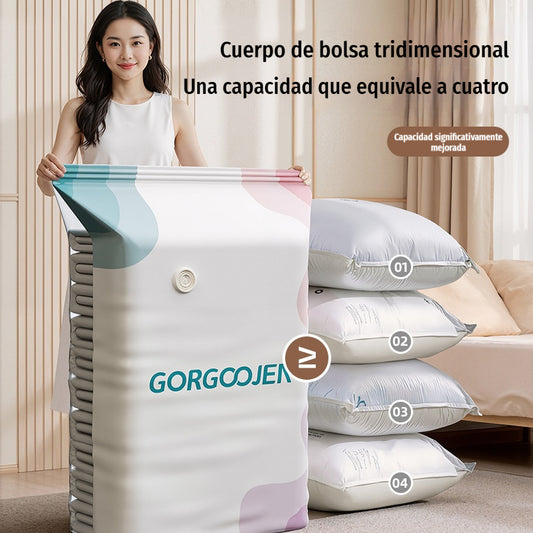 🧳 5 artículos por 26 euros 💨 Bolsa de almacenamiento al vacío grande y compresible: no requiere bomba, es a prueba de fugas e ideal para ahorrar espacio en maletas y en casa ✈️-4293399