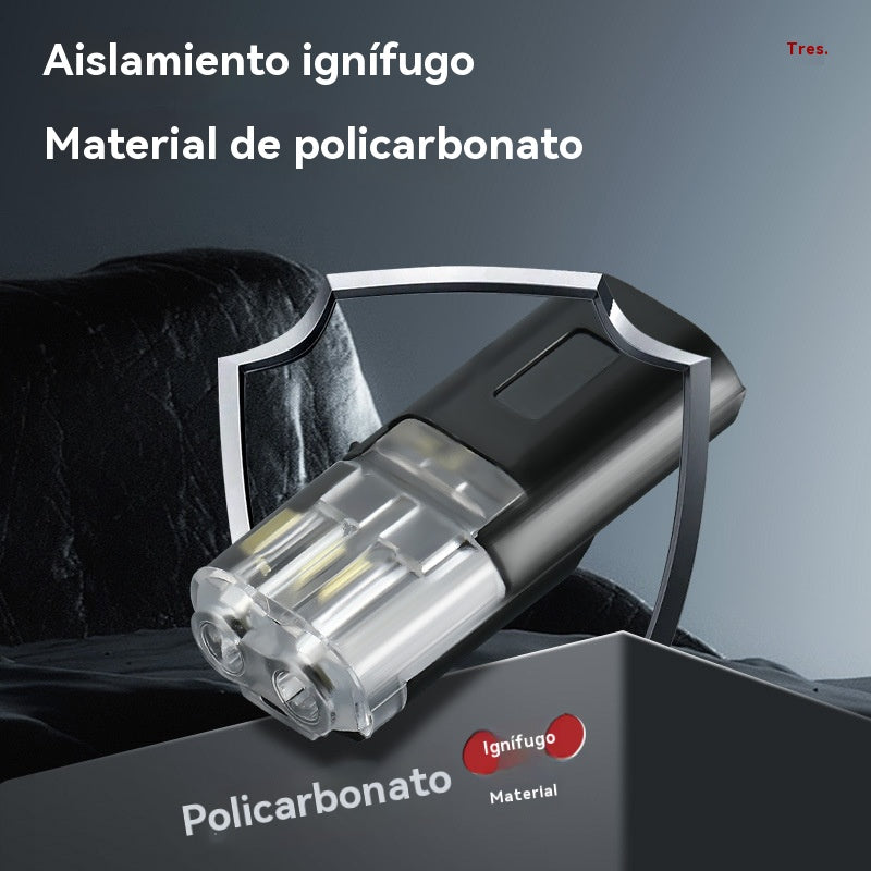 🏆Conector enchufable de doble cable con presilla de bloqueo