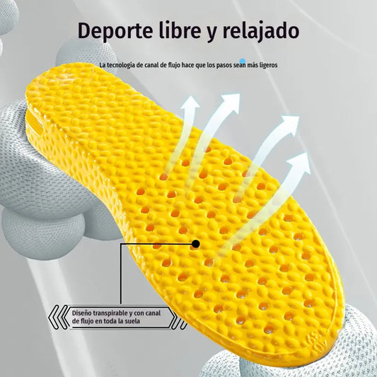 💥【Compra uno y llévate otro gratis】2 pares por 27 euros 👟Plantillas cómodas con cojín de aire y efecto de aumento de estatura 📈