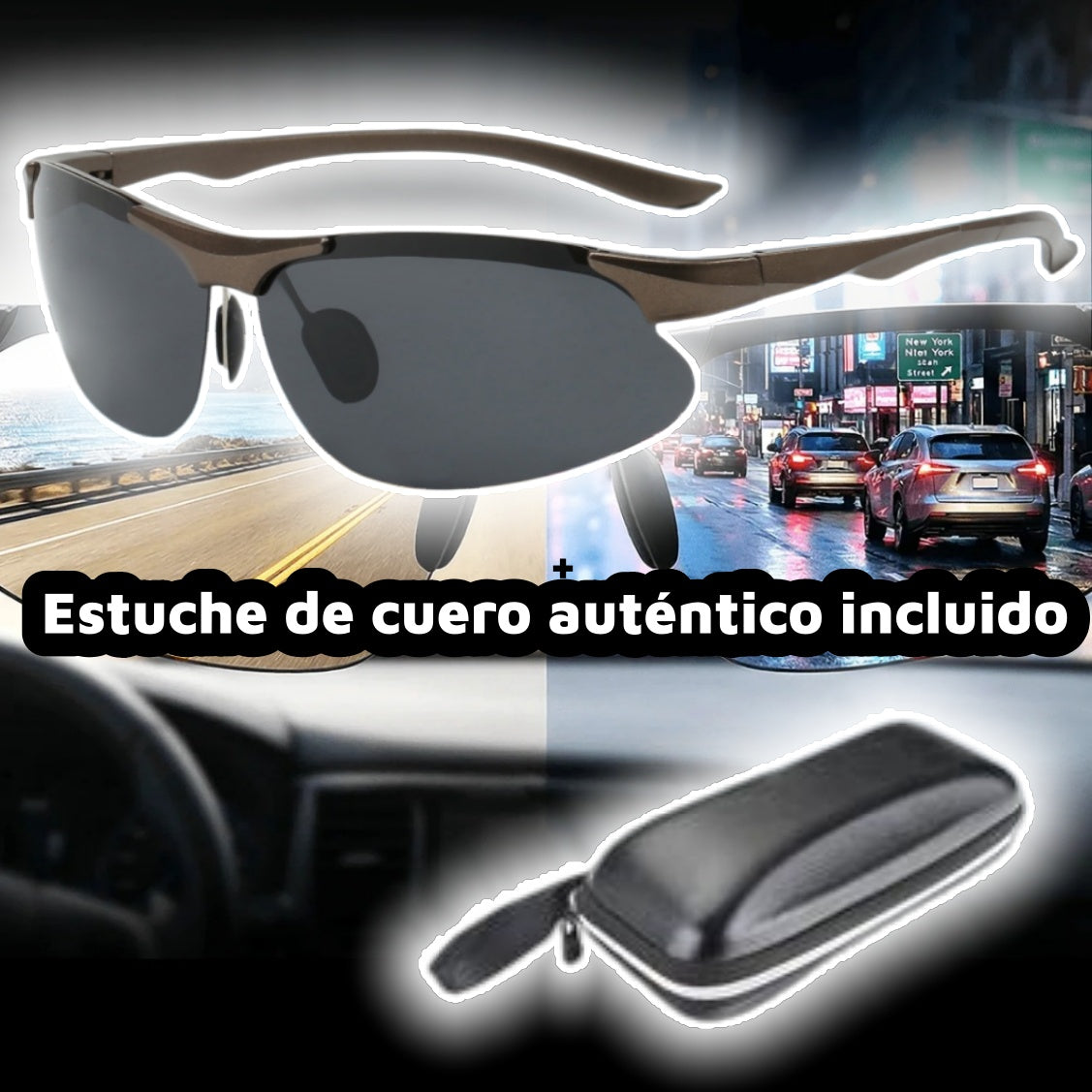 🕶️ Gafas Fotocromáticas Polarizadas Día y Noche para Conducir 🚗