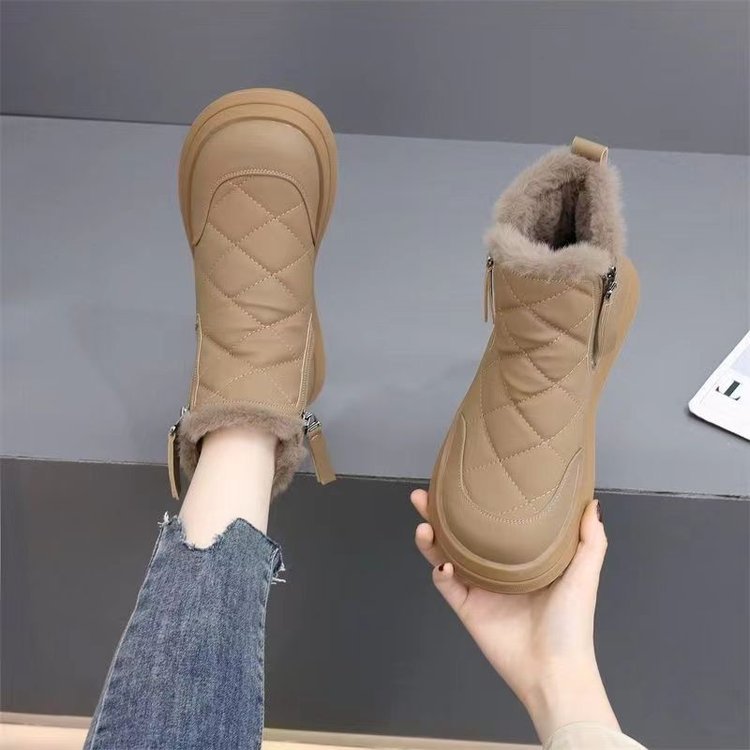 ✨👢【35-41】🔥⛄Podzimní a zimní, teplé, módní, protiskluzové, krátké kozačky, nový styl