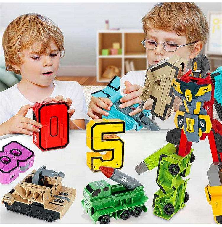 🔥🤖【Más vendido】🧒Juguete robot transformador digital para niños