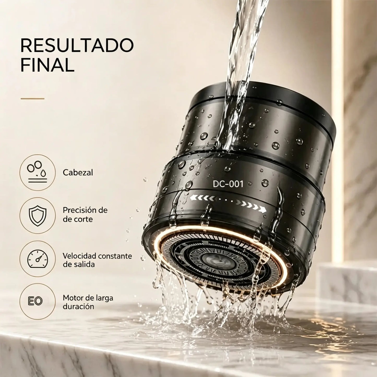 📢📢 ¡50% DE DESCUENTO! ⏰ Afeitadora eléctrica inteligente 2 en 1 para cabezas calvas y recortadora de barba con pantalla digital