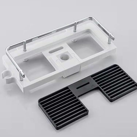 🔥🚿Soporte de almacenamiento para ducha de baño con barra, soporte ajustable para cabezal de ducha, no requiere perforación para la ducha.-4333287