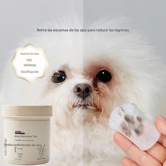 Toallitas limpiadoras para manchas de ojos de mascotas 🔥Elimina las manchas de lágrimas🔥