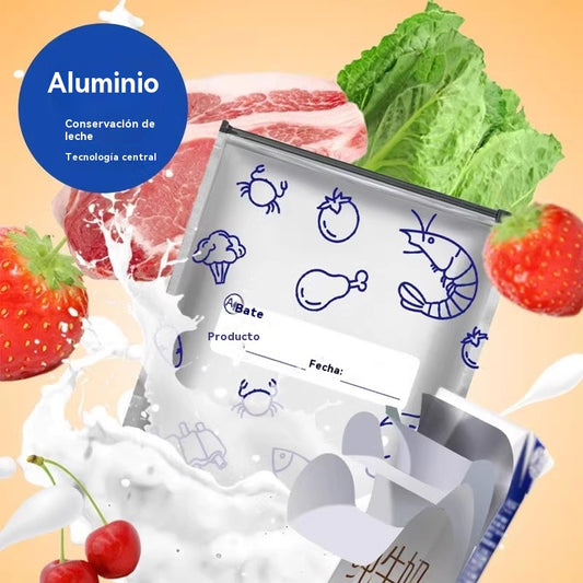 🍽️🏠【30 bolsas】Un total de 30 bolsas de papel de aluminio antibacterianas, súper fáciles de usar, para conservar la frescura.