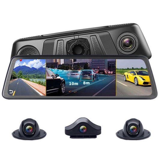 🚗Vlajková loď celoobrazovkový automobilový rekordér💻 1440P ultra čistý📲 připojení APP mobilního telefonu, hlasové ovládání🎙 přední a zadní duální nahrávání