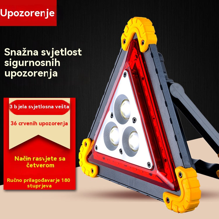 🔥Novo za 2026.🔥 Stražajna lampa s multifunkcijskim upozoravajućim tripodom za automobile - 4198510