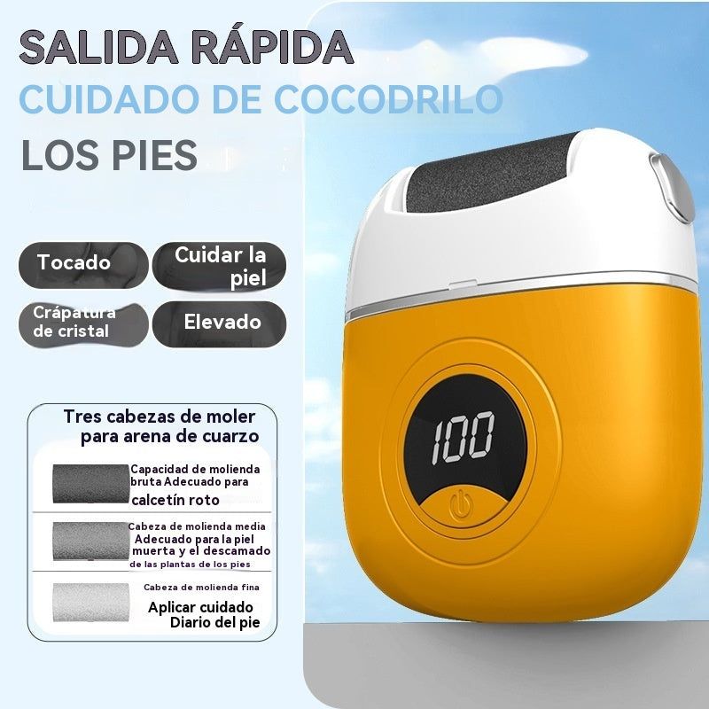 🦶🛁✨🔥Nuevos rodillos eléctricos para pies, elimina la piel muerta de los talones, rodillos eléctricos para pies, adecuados para el cuidado de los pies