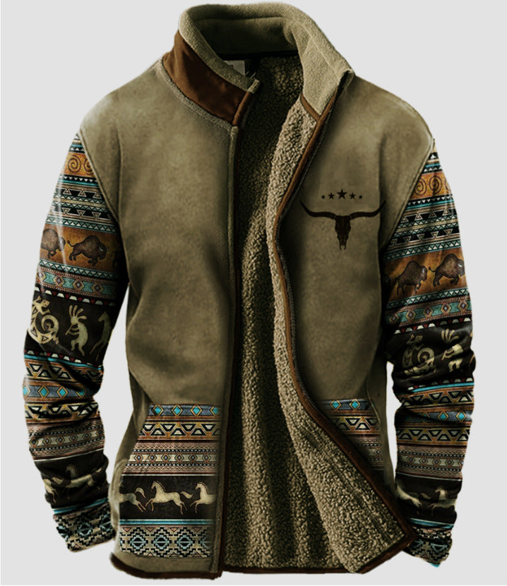 ❄️Sudadera con capucha para hombre 2025, cálida para otoño e invierno