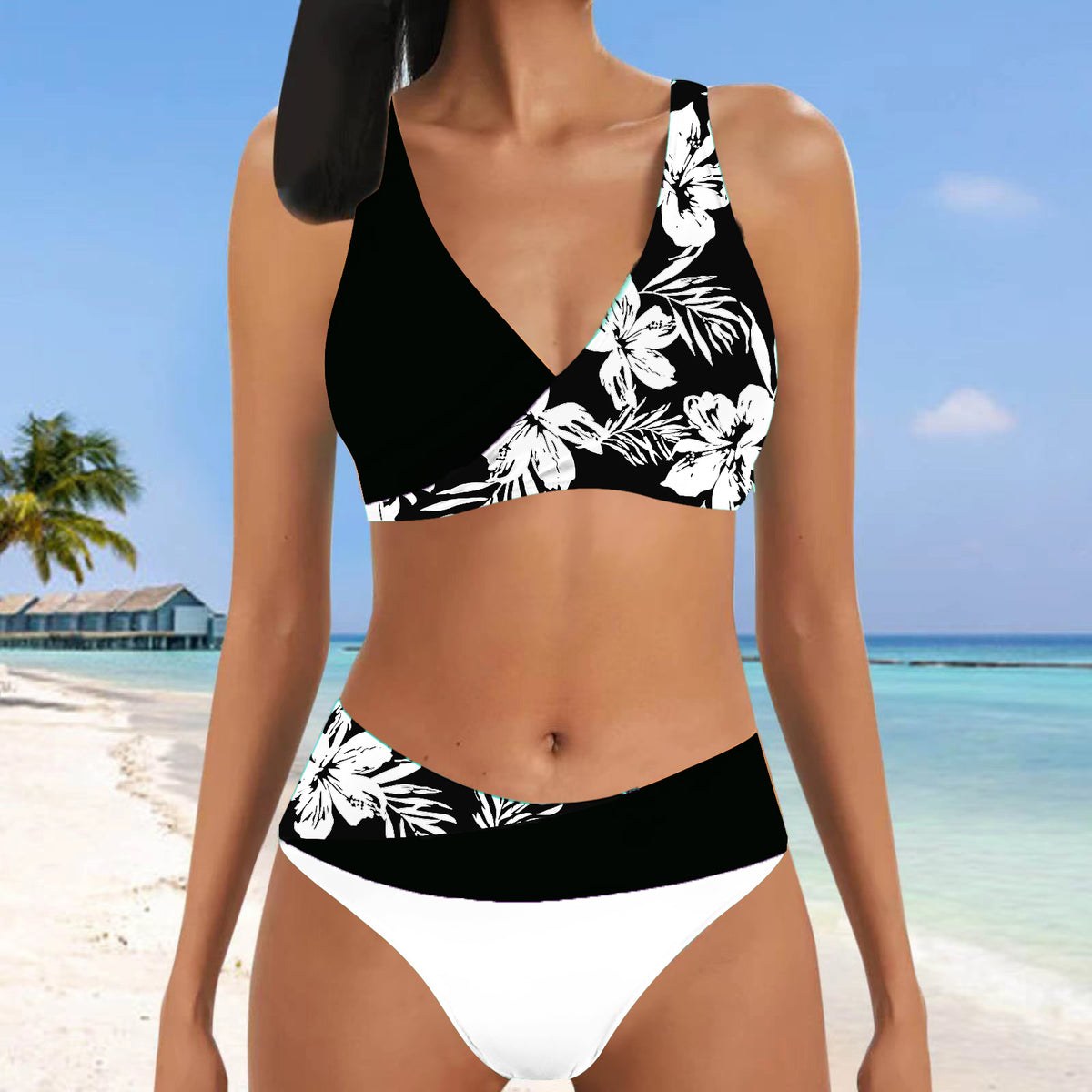 👙【S~5XL】2026 nuevo traje de baño de bikini de dos piezas para mujer
