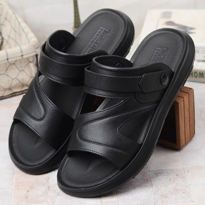 【39%OFF】Sandalias casuales de cuero para hombre