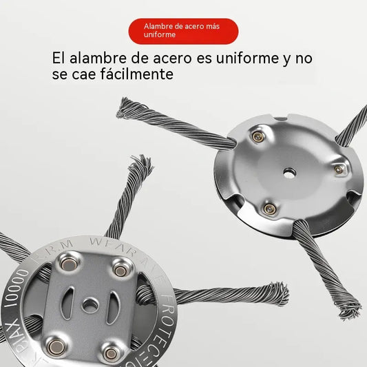 🧰🔥Última oferta especial【Compra 1 y llévate 1 gratis】🔥Desbrozadora de alambre de acero