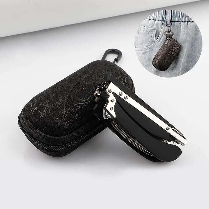 🔥【Venta caliente】Gafas de lectura plegables anti-luz azul y estuche para gafas