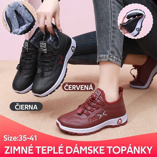 🔥🔥【35-41】 Zimné nové štýlové čisté ručne vyrábané dámske topánky z pravej kože a zamatu_4118435
