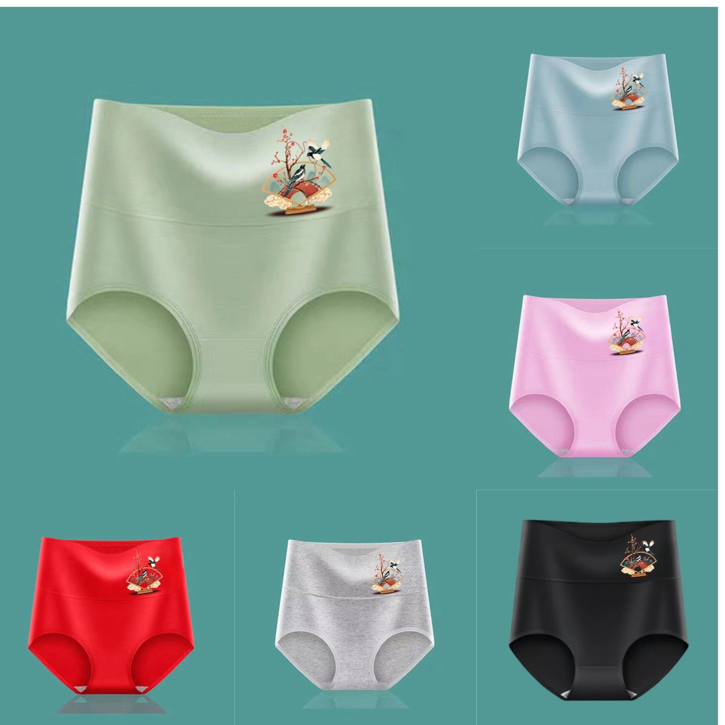 💖【Kupte 3, získejte 3 zdarma】Nadzvednutí hýždí s vysokým pasem z vysoce kvalitní bavlny✨️ (40-100 kg)-4127367