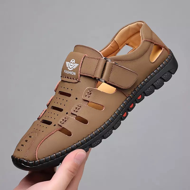🔥🔥【38-44】2025 verano nuevos zapatos casuales huecos transpirables para hombres suela suave🔥