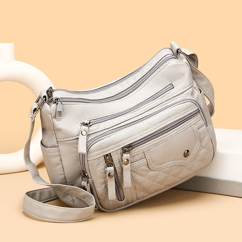 🔥【50% sleva】Nejnovější velkokapacitní měkká kožená taška přes rameno/crossbody