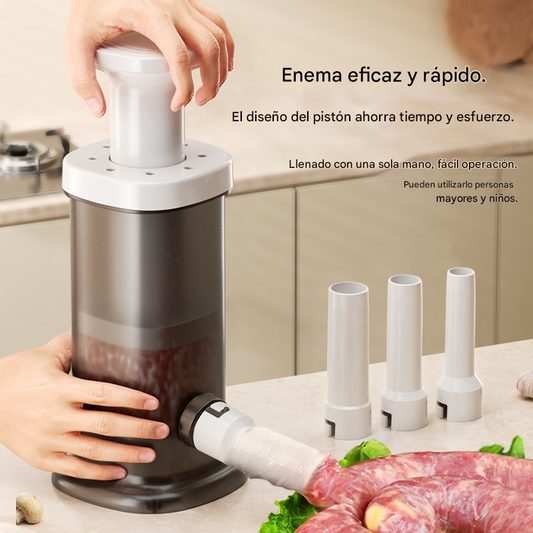 🌭Embutidora de salchichas manual para uso doméstico