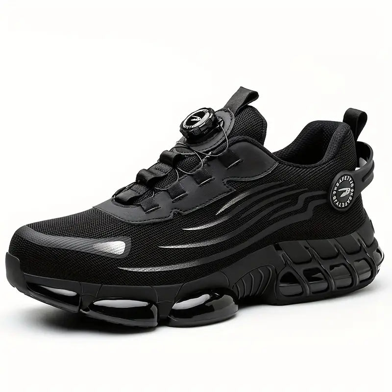 💥Laza munkabakancsok a mindennapokra, ütés- és átszúrásálló, acélbetétes, kényelmes és csúszásmentes biztonsági cipővel.