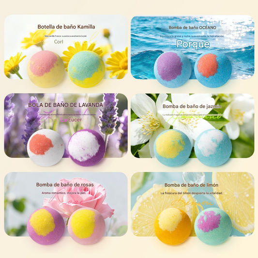 🔥🔥 12 bolitas de sales de baño aromáticas (30 g/unidad), eliminan eficazmente las células muertas de la piel y la dejan suave y nutrida.