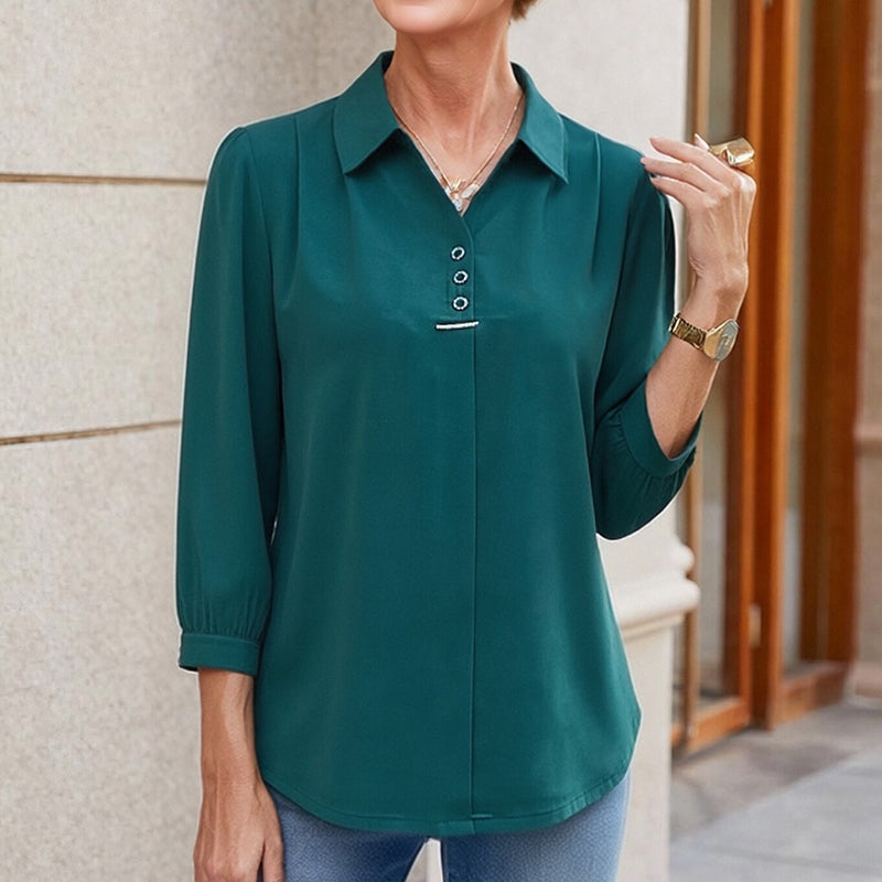 💓👚【Top 3 reseñas en tienda】Blusa de gasa, estilo casual y moderno