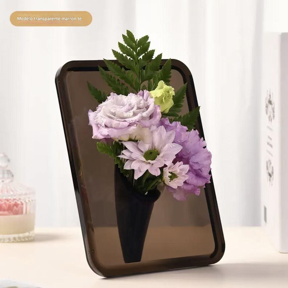 🔥【Compre 1 y obtenga 1 gratis】Florero con marco de fotos de escritorio de alta calidad