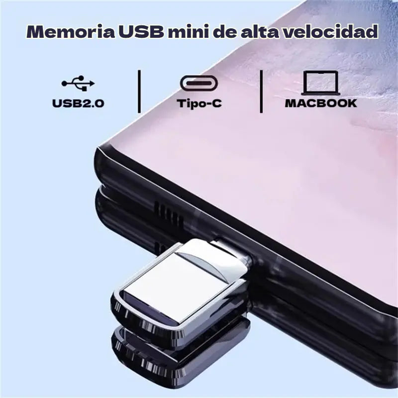 Unidad flash USB de doble interfaz mejorada · USB 3.0 · 64 GB–2 TB
