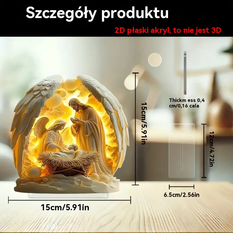 👼【50% ZNIŻKI!】Akrylowa figurka anioła-4169038