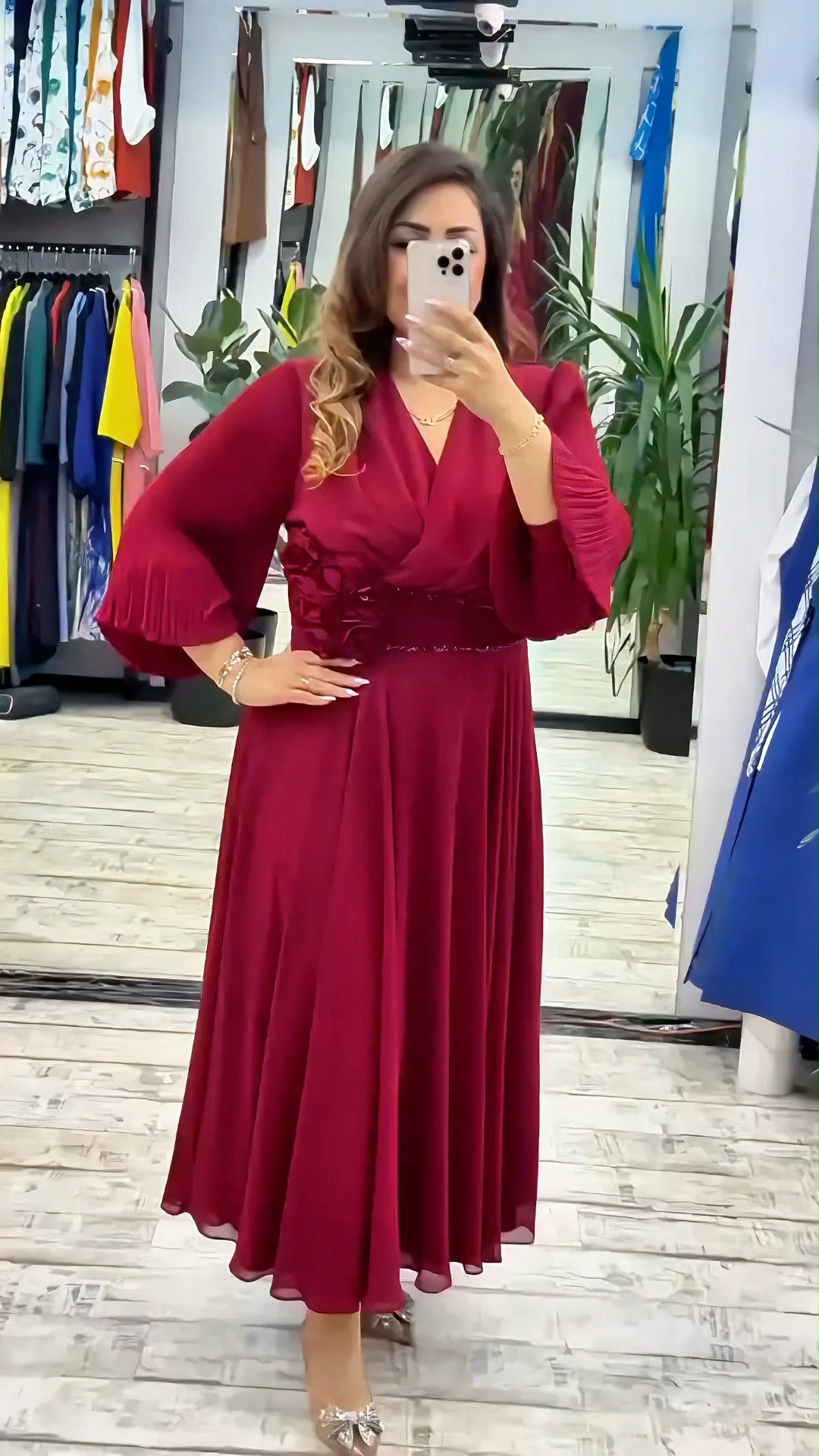 🌈👗【S-5XL】Nové módní šaty, klasický design, elegantní a jednoduché