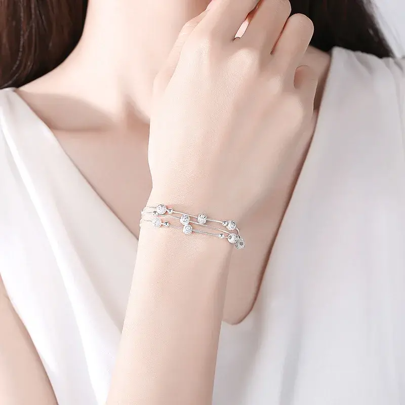 🥰✨【Kupte 1 a získáte 1 zdarma】💕 Nastavitelný náramek ze stříbra 925 pro ženy a muže