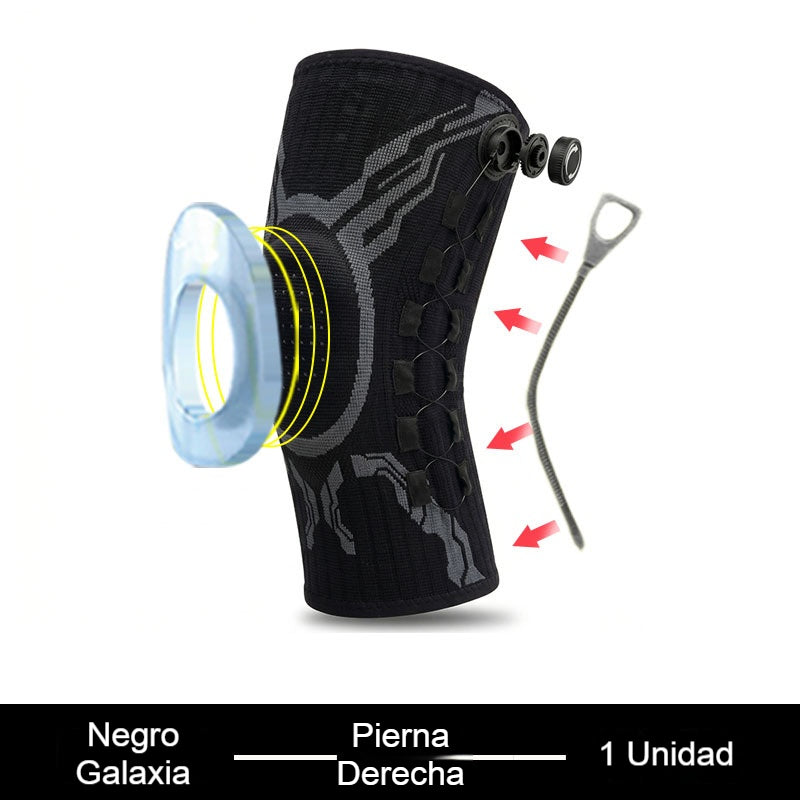 🦵🦵【S-2XL】 Rodillera de compresión deportiva con silicona y estabilizadores de muelle para absorción de impactos