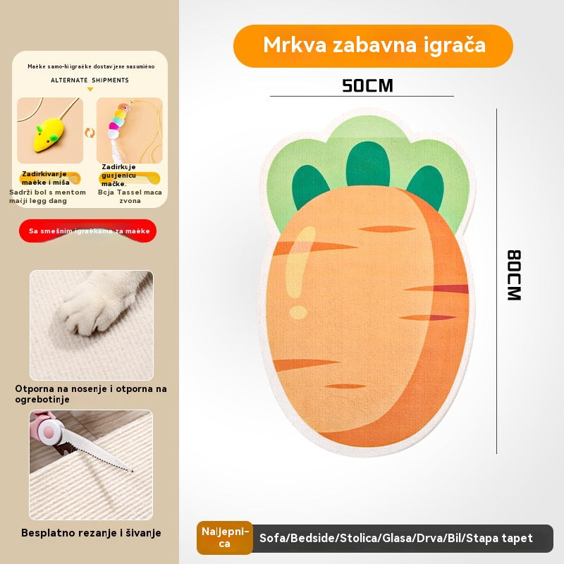 🏆【🔥Vruća rasprodaja】Zidna grebalica za mačke - Vertikalna grebalica u obliku kocke - Nije potrebna ugradnja - 4206953