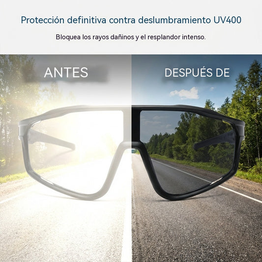 🏃♂️ ¡Último día de oferta especial! 🚴♀️ Gafas deportivas fotosensibles para hombres y mujeres.