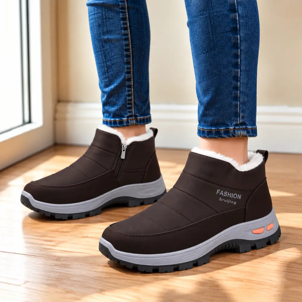 🔥【39-45】👟Zapatos de invierno para hombre hechos de puro algodón más terciopelo y pelo grueso.