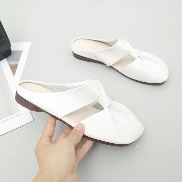 🔥👡【35-42】Sandalias retro Zapatillas planas de verano para mujer