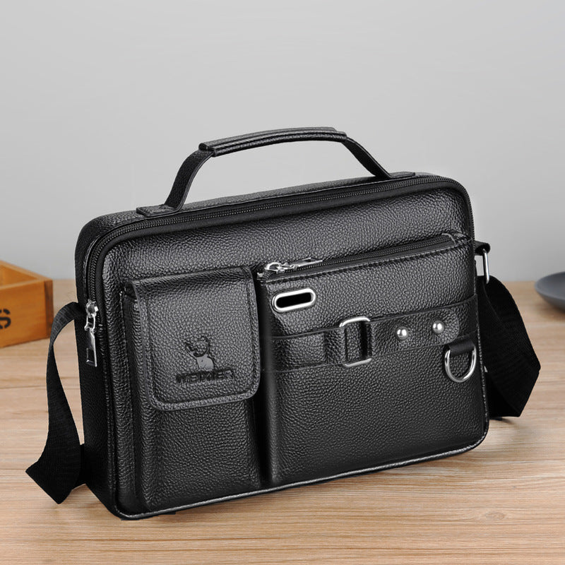 【Koupit 1 a získat 1 zdarma】Pánská přenosná business crossbody kabelka-3943539