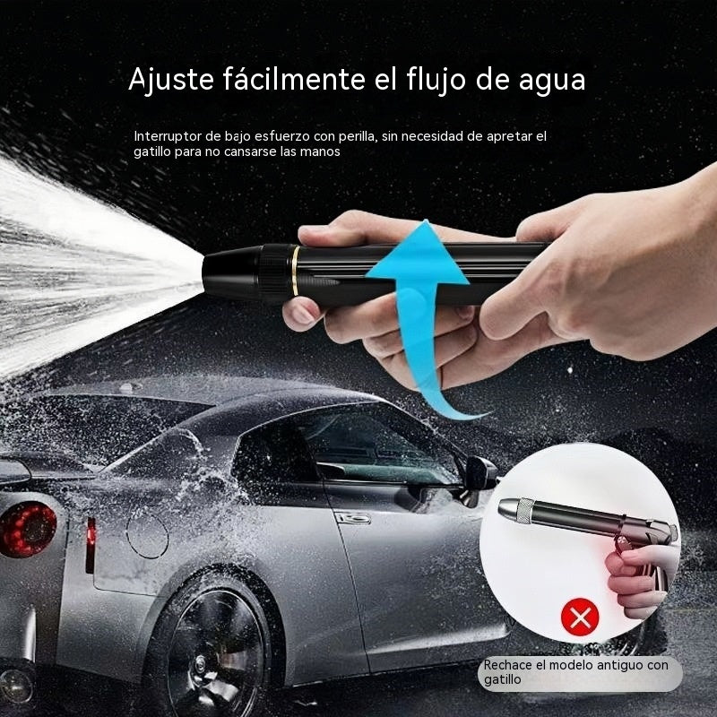 🚿 🔥¡Último día de la oferta especial! 🔥💧 Pistola de agua a alta presión: para lavar coches, jardinería, 10 veces más presión, múltiples funciones ⚡_4296338