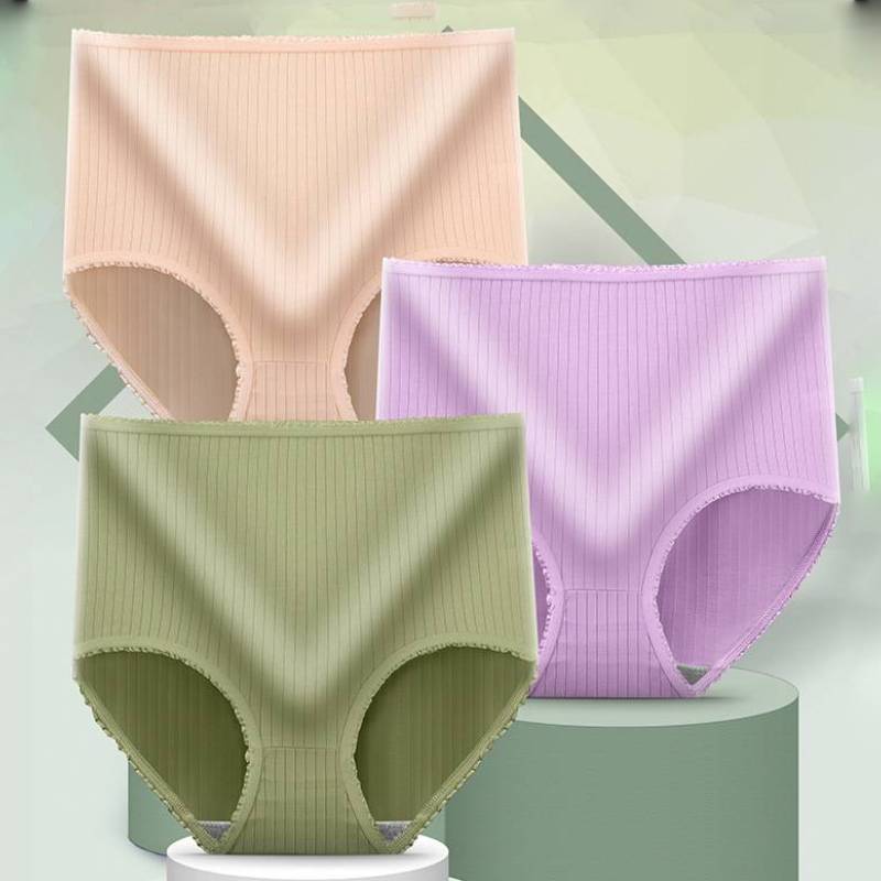 💖 (8 kusů) Poslední den s 50% slevou: Dámské kalhotky s vysokým pasem pro plnoštíhlé ženy